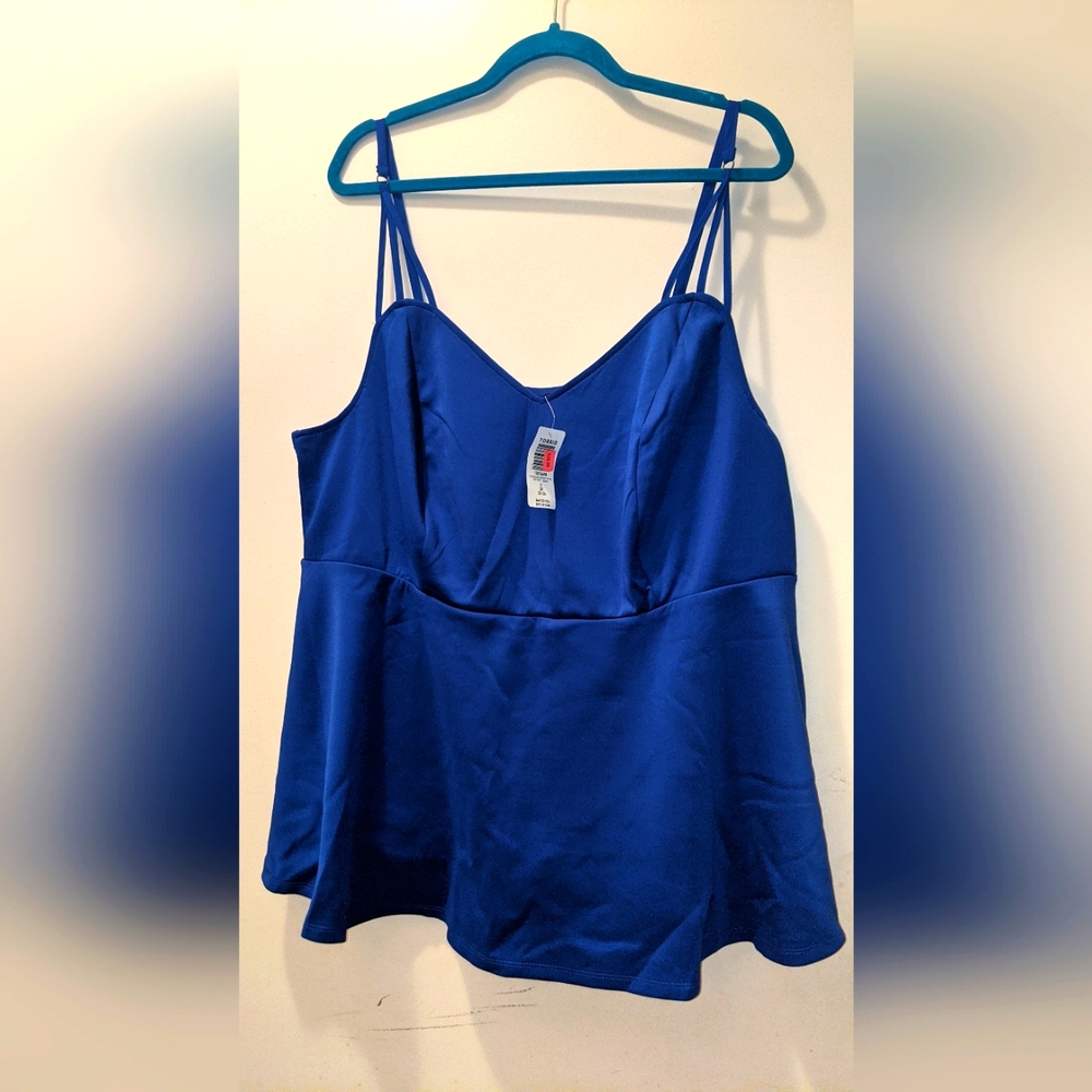 Torrid Royal Blue Women's Flare Tank